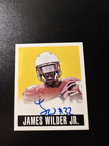 James wilder auto rookie - auto,